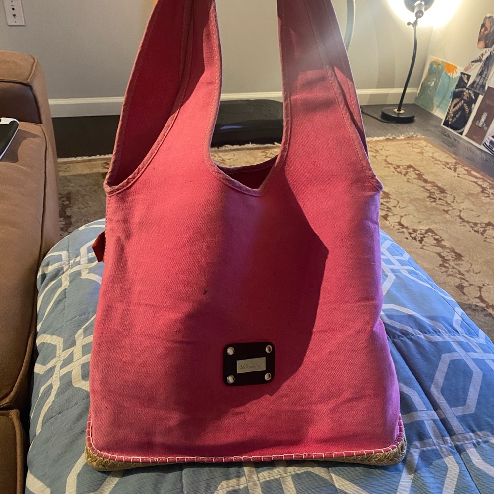 Stylish Pink Tote Italian brand